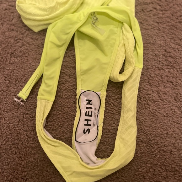 SHEIN Neon Halter Bikini - Picture 5 of 5